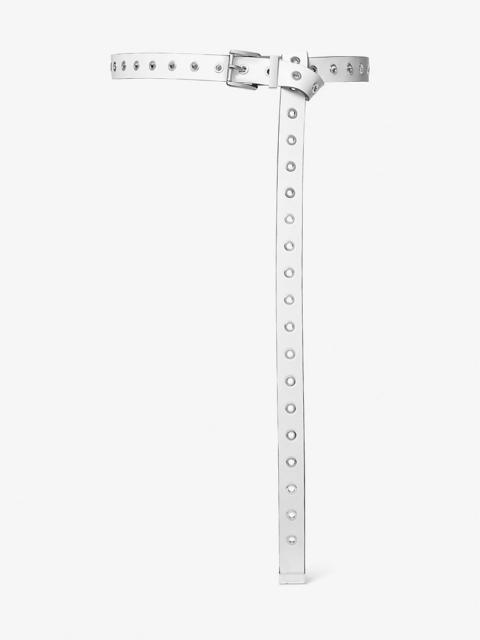 MICHAEL KORS Grommeted Leather Belt