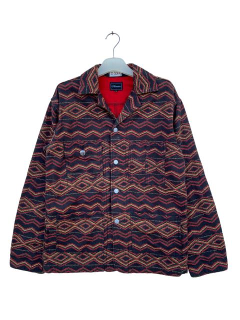 Other Designers Japanese Brand - Acoustic Aztec Chimayo Worker Jacket
