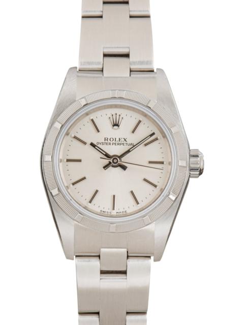 Rolex Oyster Perpetual Ref 76030 Silver Dial