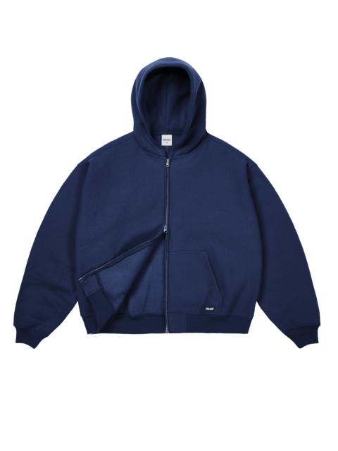 PALACE UNISEX ZIP HOOD NAVY