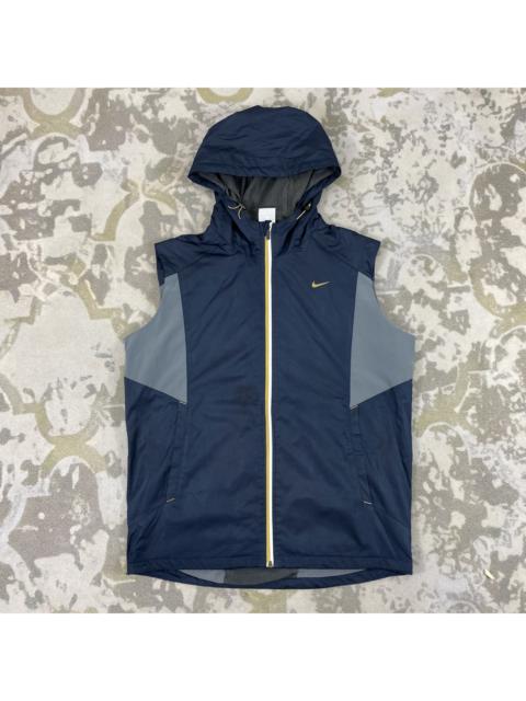 Nike Nike Sleeveless Small Logo Tracking Hoodie- J396
