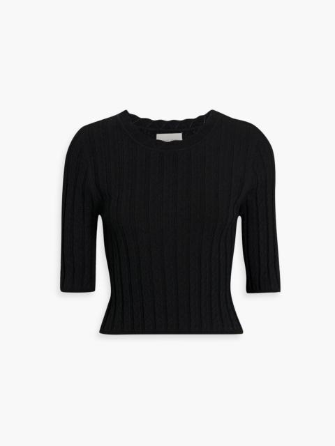 Loulou de Saison Culli pointelle-knit top