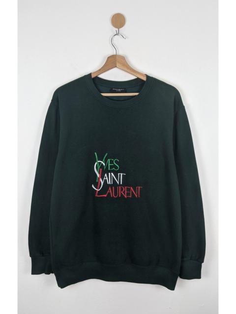 Yves Saint Laurent YSL Pour Homme Embroidery Sweatshirt