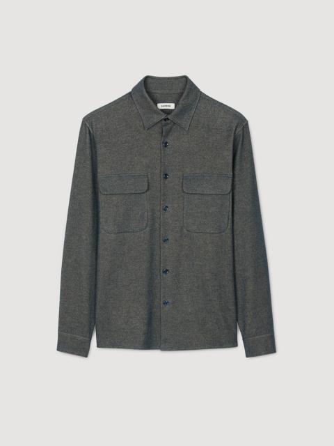 Sandro FLANNEL SHIRT
