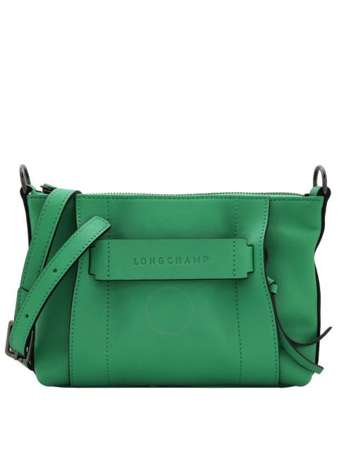 Longchamp 3D S Leather Crossbody Bag In Green