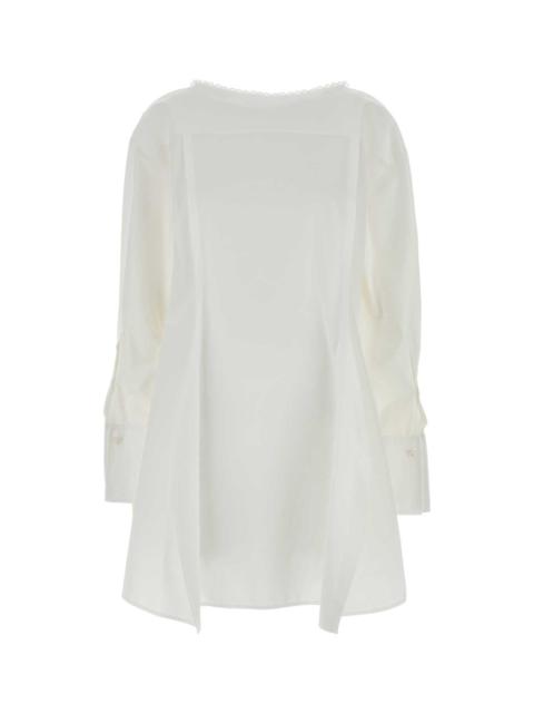 Carven Carven Women White Poplin Esperanto Mini Dress