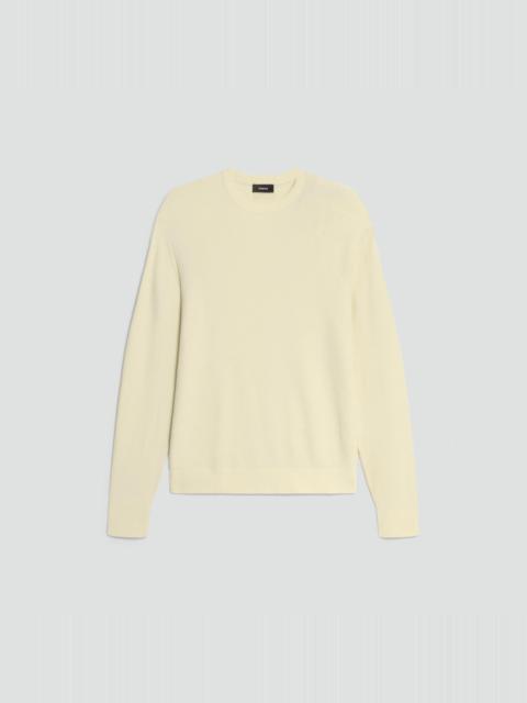 Theory Riland Crewneck Sweater in Light Bilen
