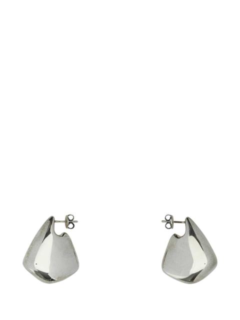 Bottega Veneta Bottega Veneta Women Silver Fin Earrings