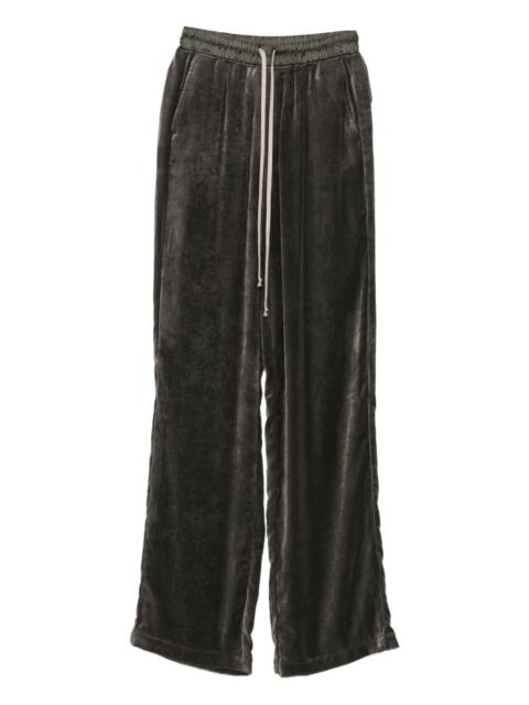 Rick Owens drawstring velvet trousers