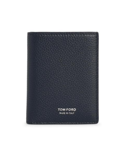 TOM FORD Tom Ford Black Leather Cardholder Men