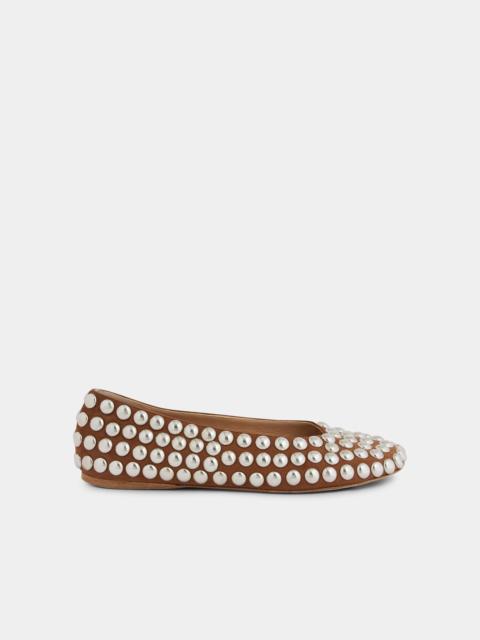 rabanne BALLERINA WITH STUDS