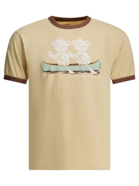 Kapital Kapital "ringer 'K' Bear" T-shirt