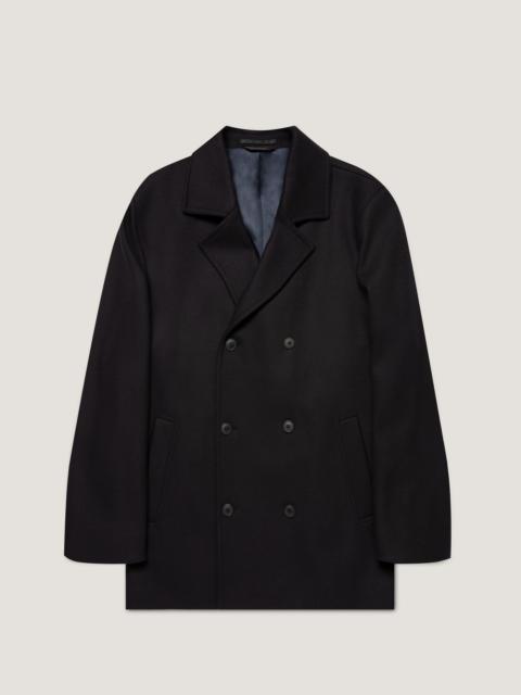Sunspel Boiled Wool Pea Coat