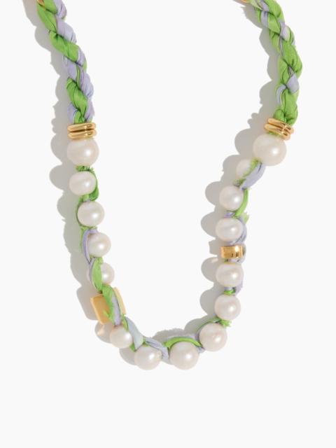 LIZZIE FORTUNATO Daybreak Collar in Lavender and Lime