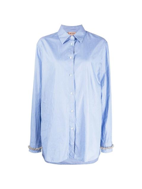 N°21 striped cotton shirt