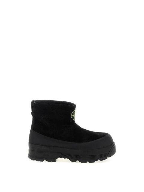 Stone Island STONE ISLAND Suede Black Ankle Boots New & Authentic (Men's