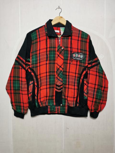 Other Designers Streetwear - Varsity Jacket Red Checkered