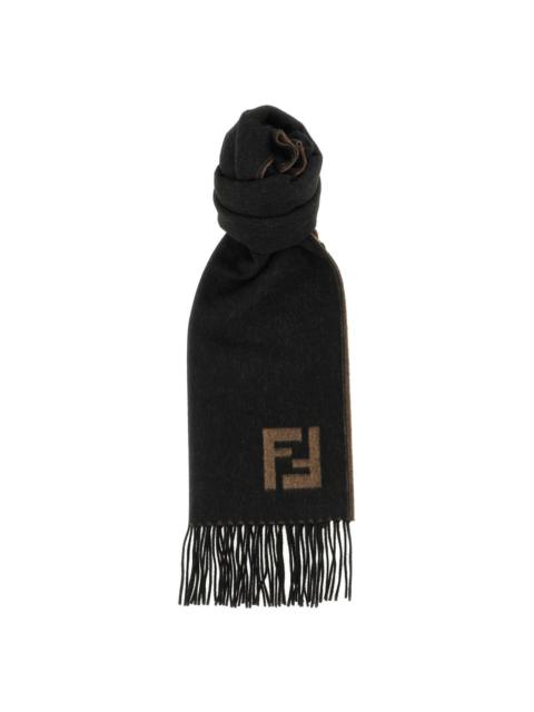 FENDI FENDI $700 Beige Wool/Cashmere Scarf New & Authentic