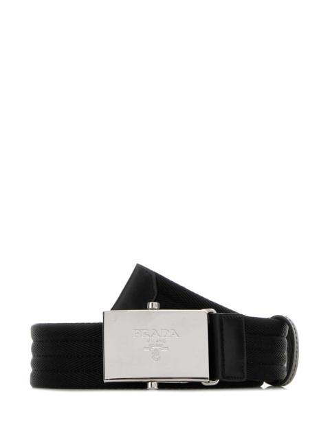 Prada Prada Men Black Fabric Belt