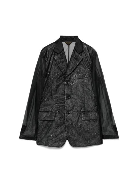 Comme Des Garçons Chiffon Blazer Jacket