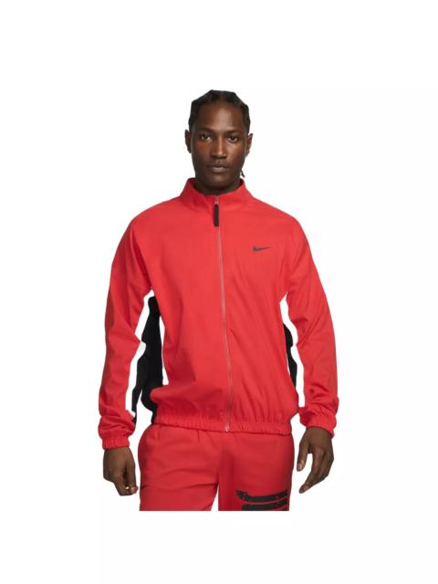 Nike Men's DNA Woven Basketball Jacket-Red