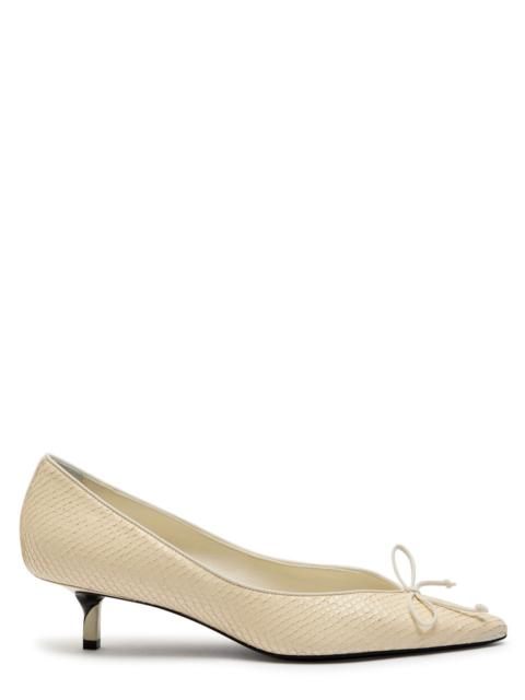 JACQUEMUS Jacquemus Les Escarpins Tourni Leather Pumps