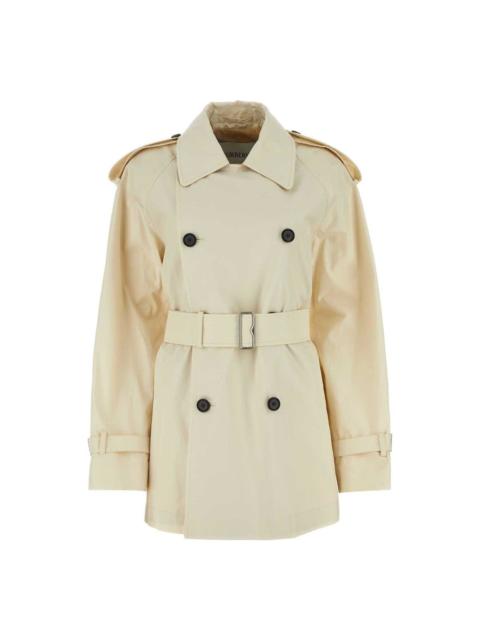 Burberry Double Breasted Belted Trench Coat