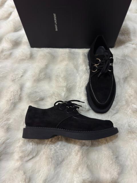 SAINT LAURENT Saint Laurent (YSL) New Lace-Up Loafers