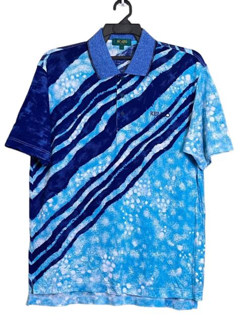 KENZO ARCHIVE JAPANESE “KENZO” GOLF ACID WASH STYLE POLO SHIRT
