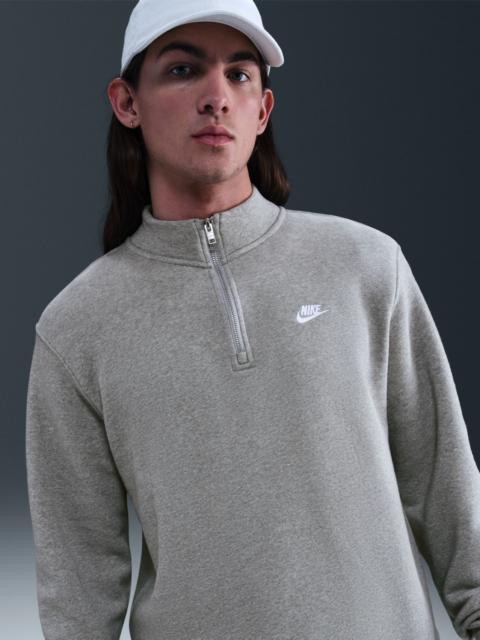 Nike Nike Men's Sportswear Club 1/2 Zip Fleece Sweatshirt