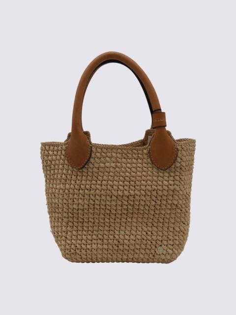 Other Designers Helen Kaminski Beige Raffia Satchel