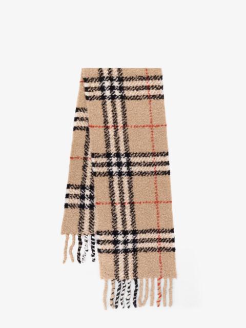 Burberry Burberry Wool Blend And Alpaca Bouclé Scarf