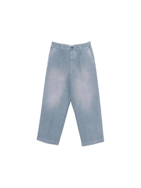 Marni Marni Blue Trousers - Wide-Leg Trousers Men