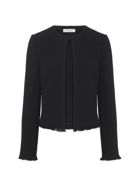 GABRIELA HEARST Normand Jacket in Black Virgin Wool Cashmere