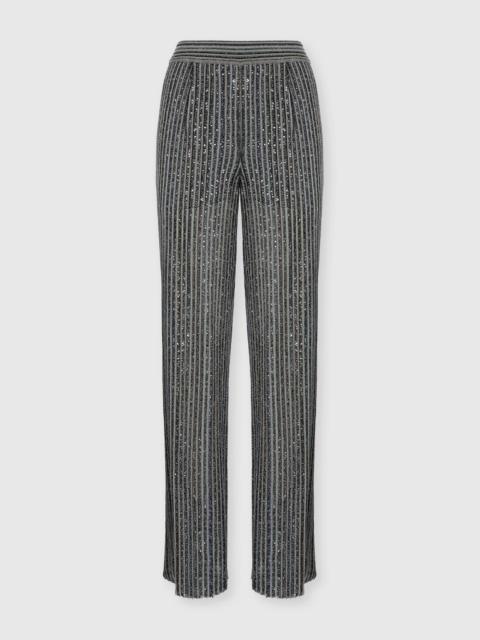 Missoni Long trousers with elastic waist and sequins