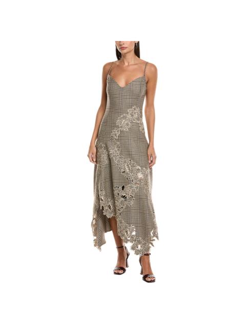 Oscar de la Renta Oscar de la Renta Silk-Lined Wool Maxi Dress