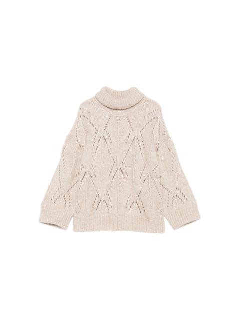 Peserico - Peserico Neutrals Knitwear - Knitted Tops Women
