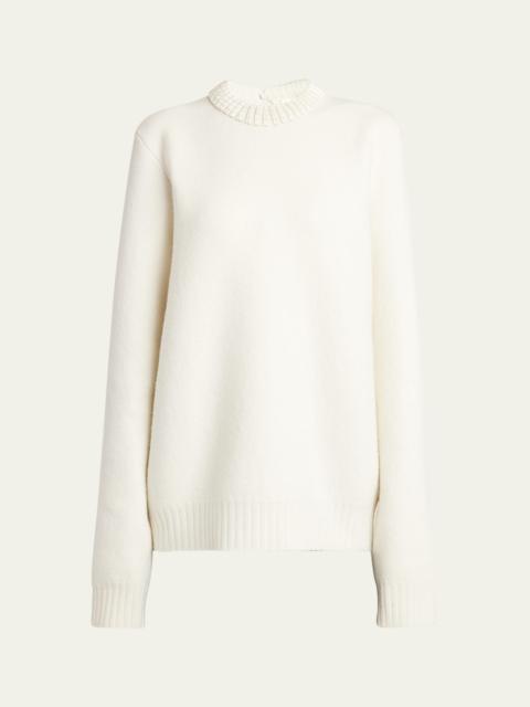 Cruise Beaded Wool Sweater