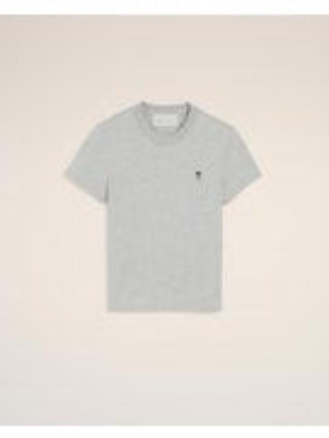 AMI Paris Ami Paris Women Tshirt With Contrasted Ami De Coeur