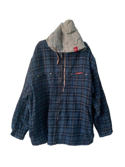 Other Designers Quiksilver Checkered Jacket Hooded & Quilted Inner