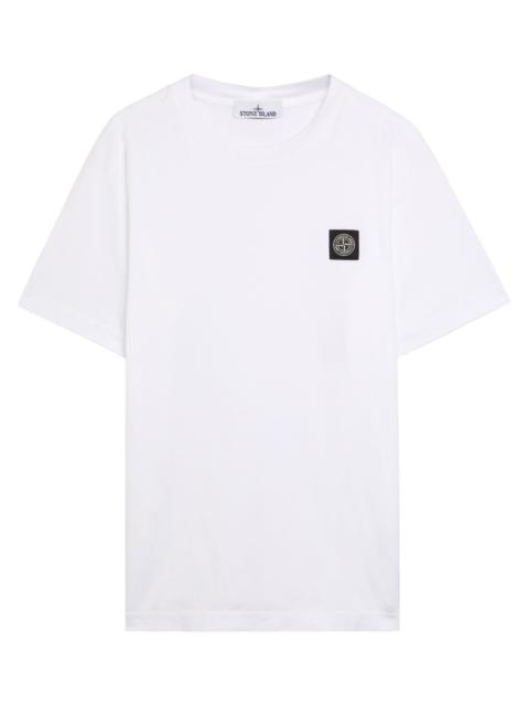 Stone Island Stone Island Logo-appliquéd Cotton T-shirt