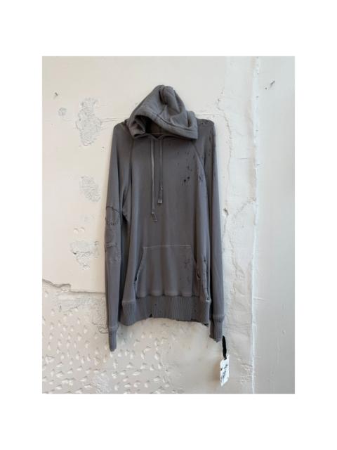 Greg Lauren Greg Lauren SAMPLE Destroyed Fleece Hoodie