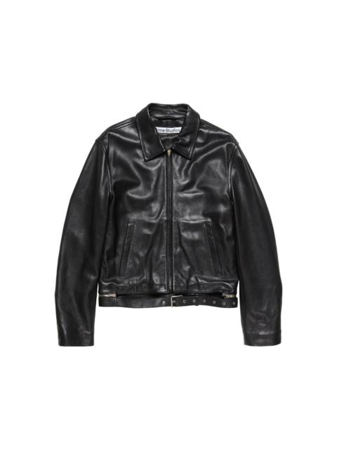 Acne Studios Acne Studios Black Jackets - Leather Jackets Men