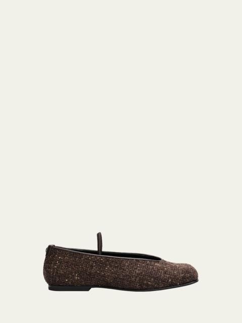 NODALETO Nodstalgia Cindy Tweed Ballerina Flats