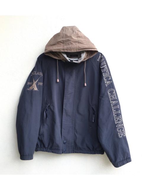 Other Designers Vintage - Nautica Challenge J Class Reversible Hoodie Jacket