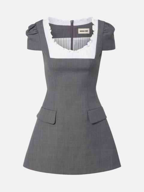 SHUSHU/TONG Ruffled minidress