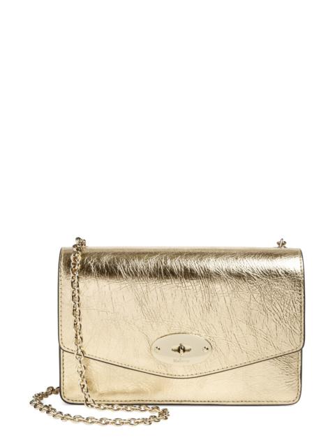 Mulberry Mulberry Small Darley Crinkled Leather Crossbody Bag in Somerset Gold at Nordstrom