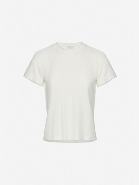 MAGDA BUTRYM Fitted t-shirt in cream