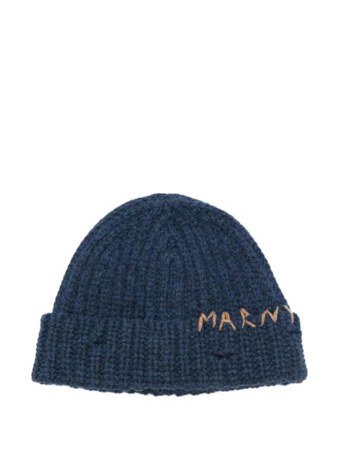 Marni Logo-embroidered Beanie