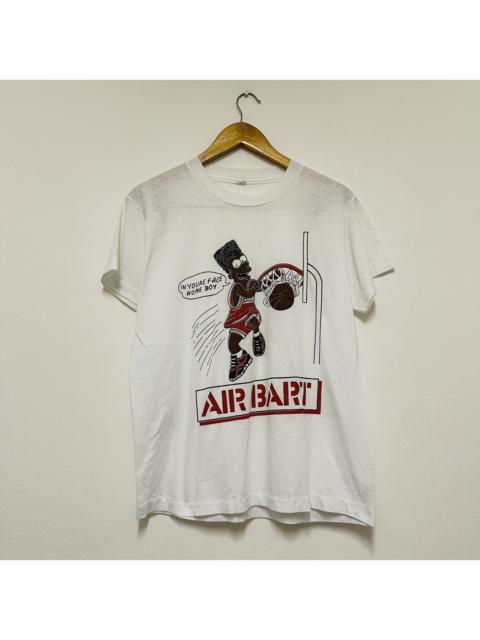 Other Designers Vintage - Vintage 80s Bart Simpson “ Air Bart Parody T-Shirt